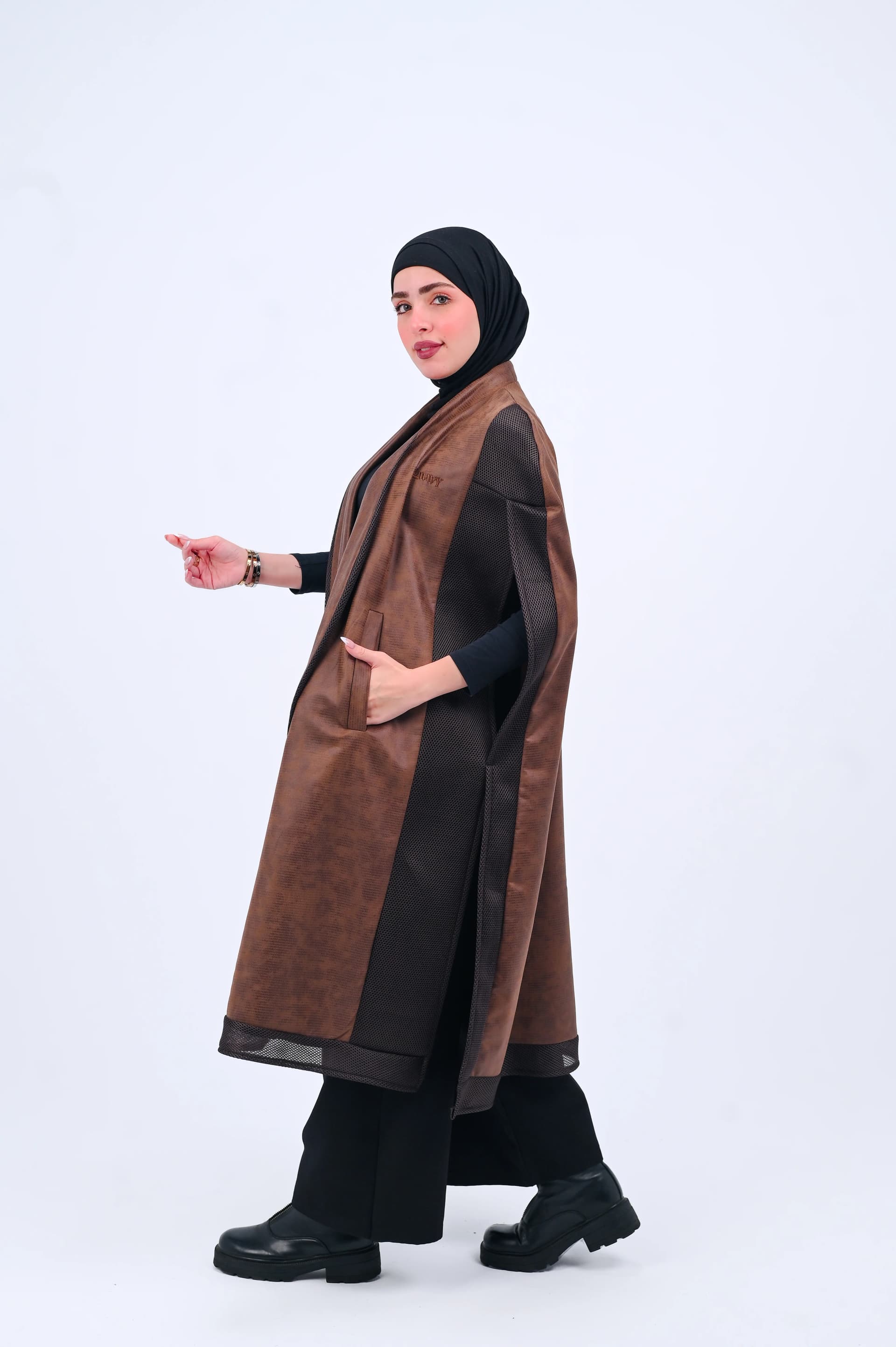 Women's Beige Premium Cape – view 2